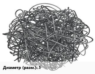 Фибра армирующая 1 L=50, кг цена от 135.19 ₼ / кг, где купить, условия доставки в Баку и Бакинская области
